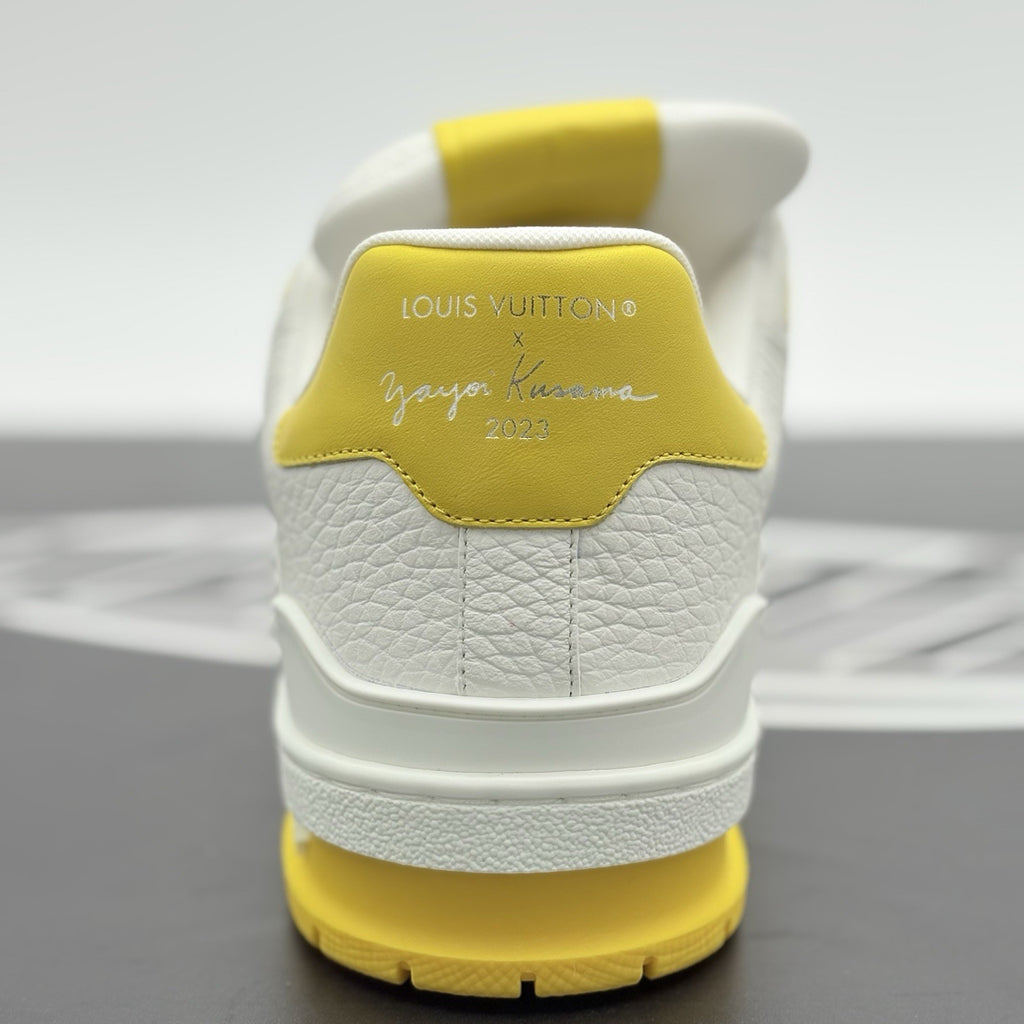 Size 6 LV (7-7.5 US) Louis Vuitton x Yayoi Kusama ' White Yellow ' | BRAND NEW!