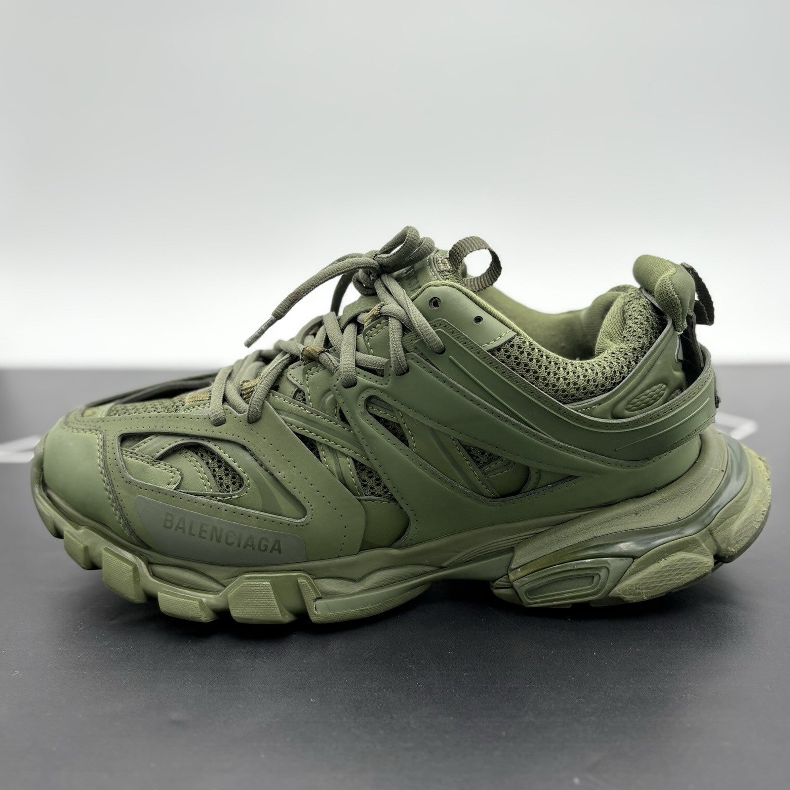 Size 42 (9 US) - Balenciaga Track Sneakers ' Khaki Green ' | GREAT CONDITION!
