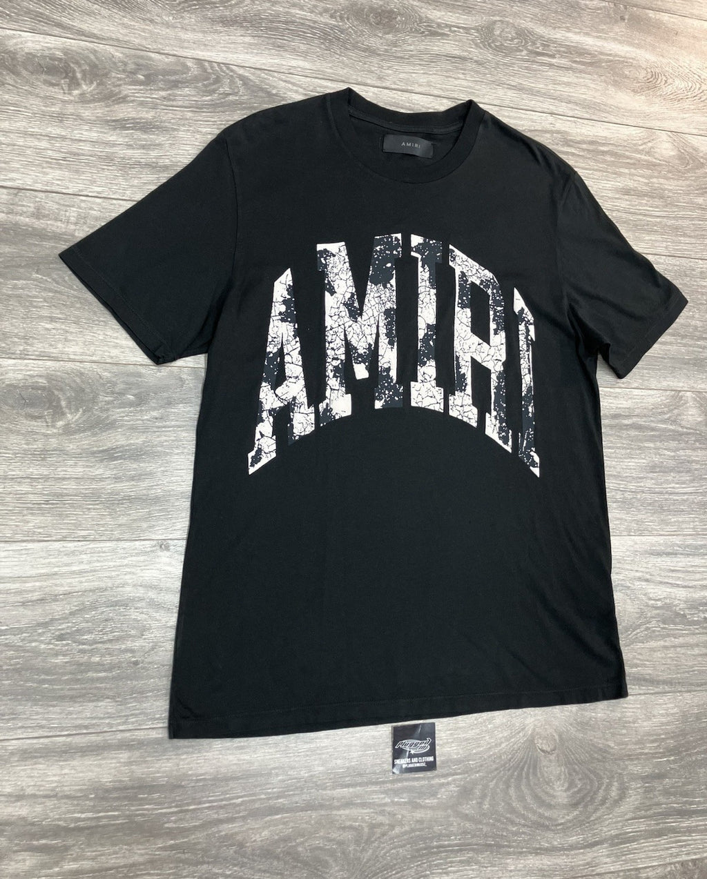 Size Small - Amiri Collegiate Logo Tee ' Black ' | GOOD CONDITION!