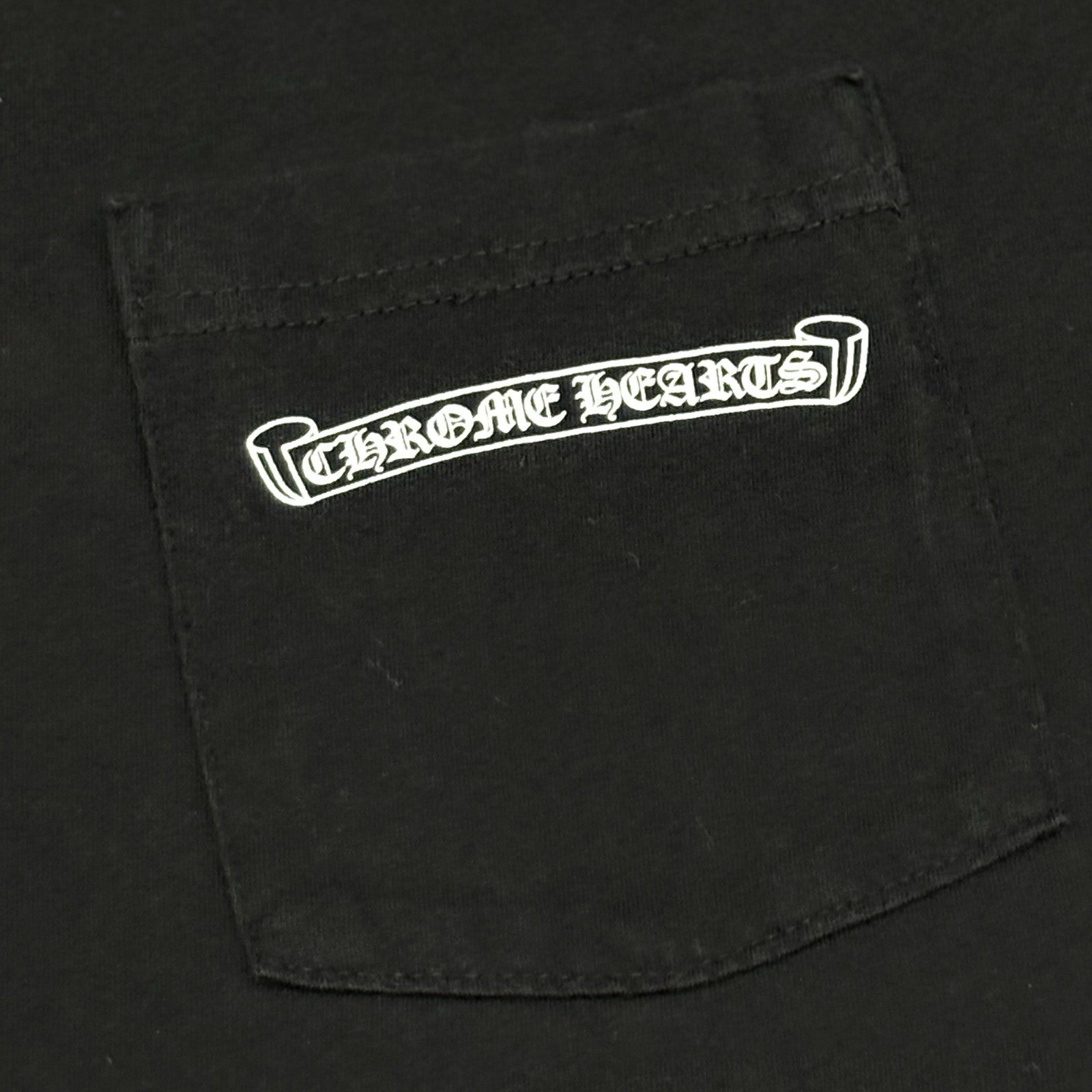 Size XL - Chrome Hearts Scroll Logo T- Shirt ' Black ' | EXCELLENT!