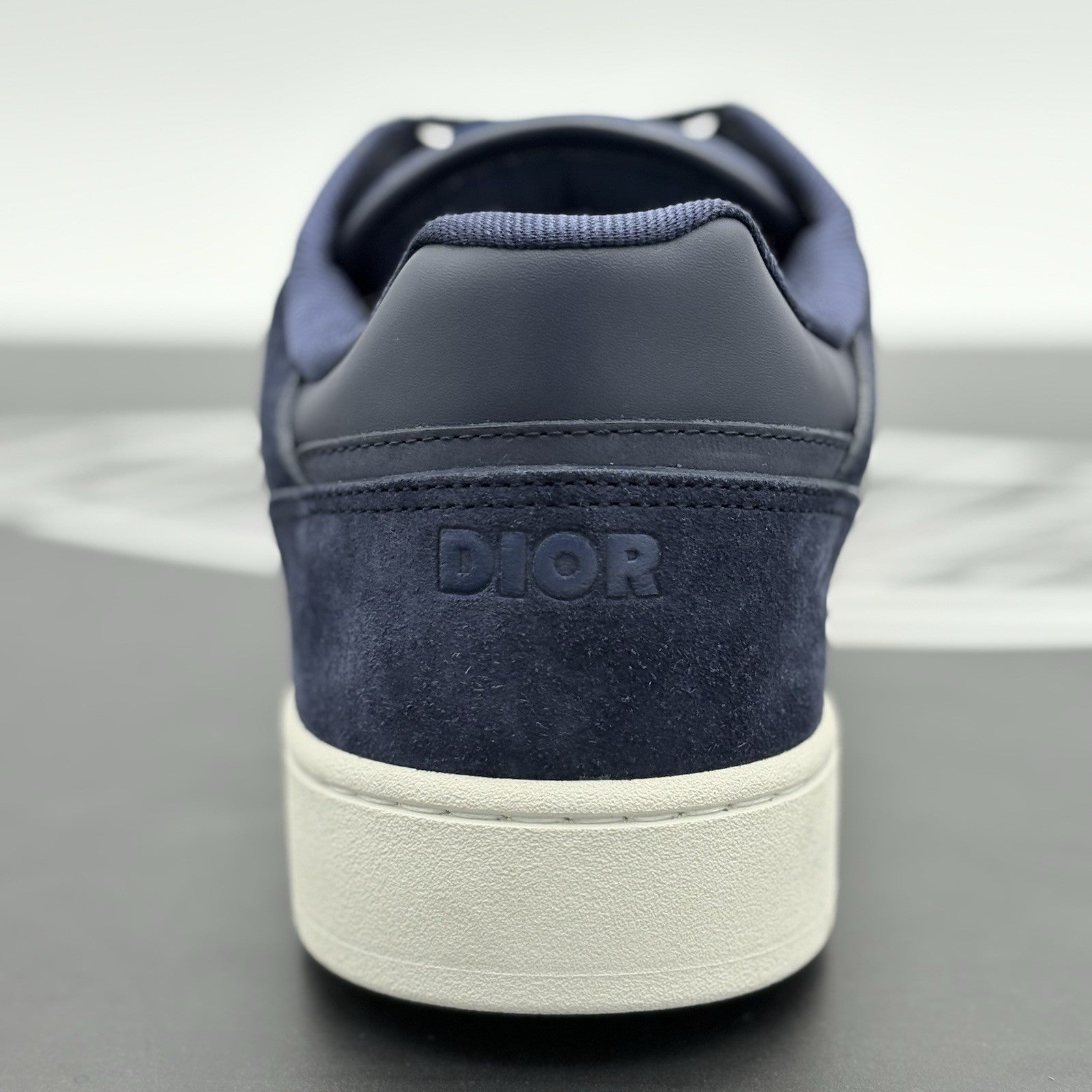 Size 44 (11 US) - Dior B27 Low ' Navy Blue Suede ' | ONLY WORN ONCE!