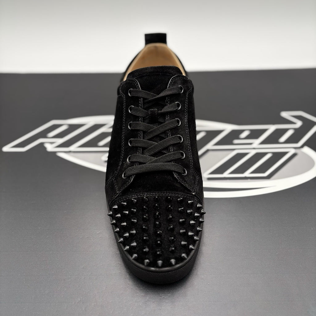 Size 46 (13 US) Christian Louboutin Low Spiked  ' Black ' | GREAT!