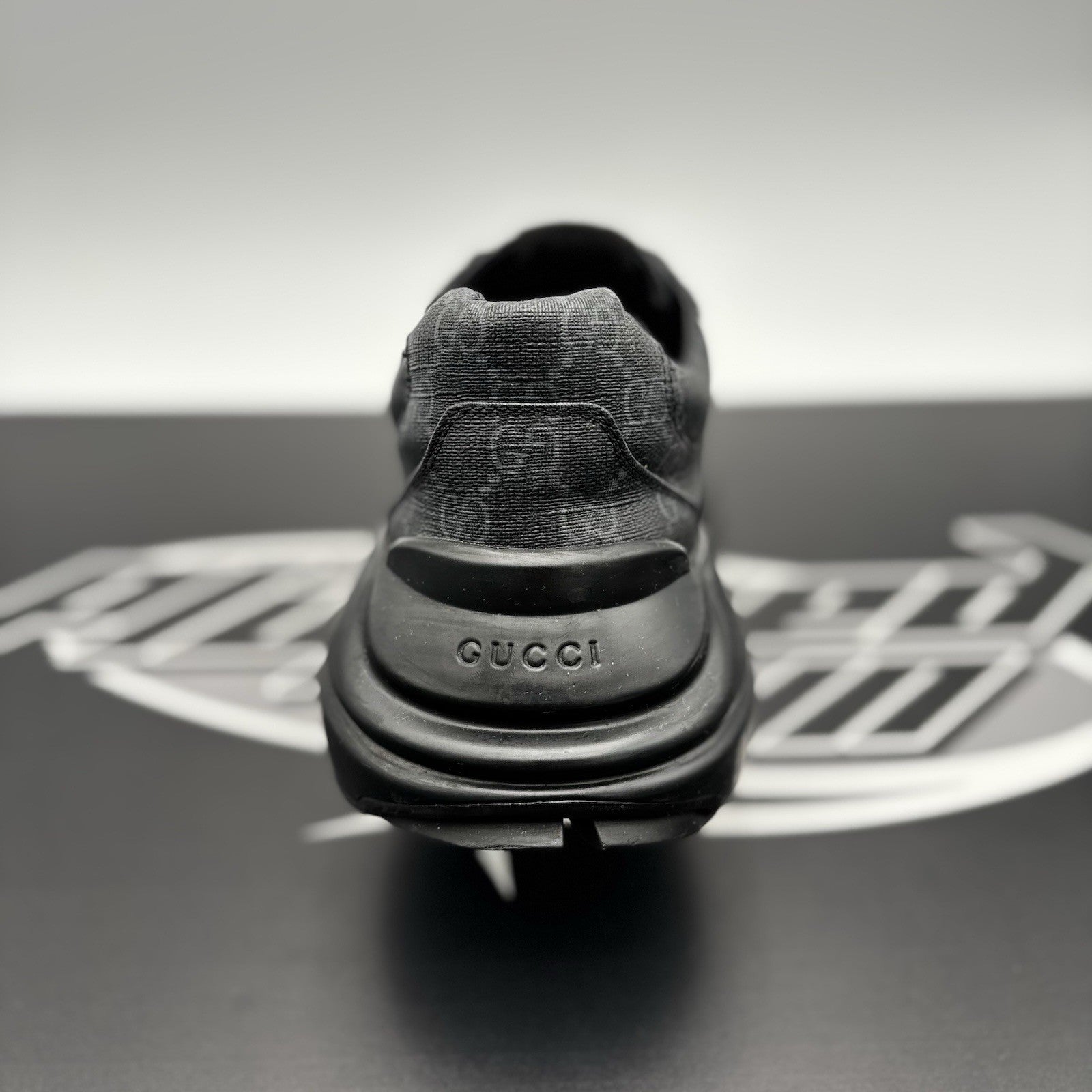 Size 10 G (10.5 US) - Gucci Rhyton ' Monogram Black ' | GREAT CONDITION!