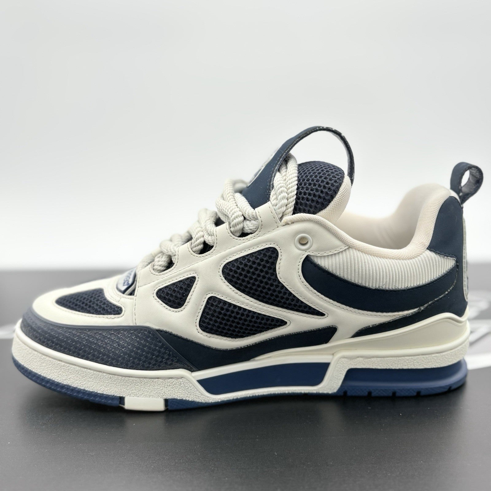 Size 8 LV (9-9.5 US) - Louis Vuitton Skate ' Marine ' | GOOD CONDITION