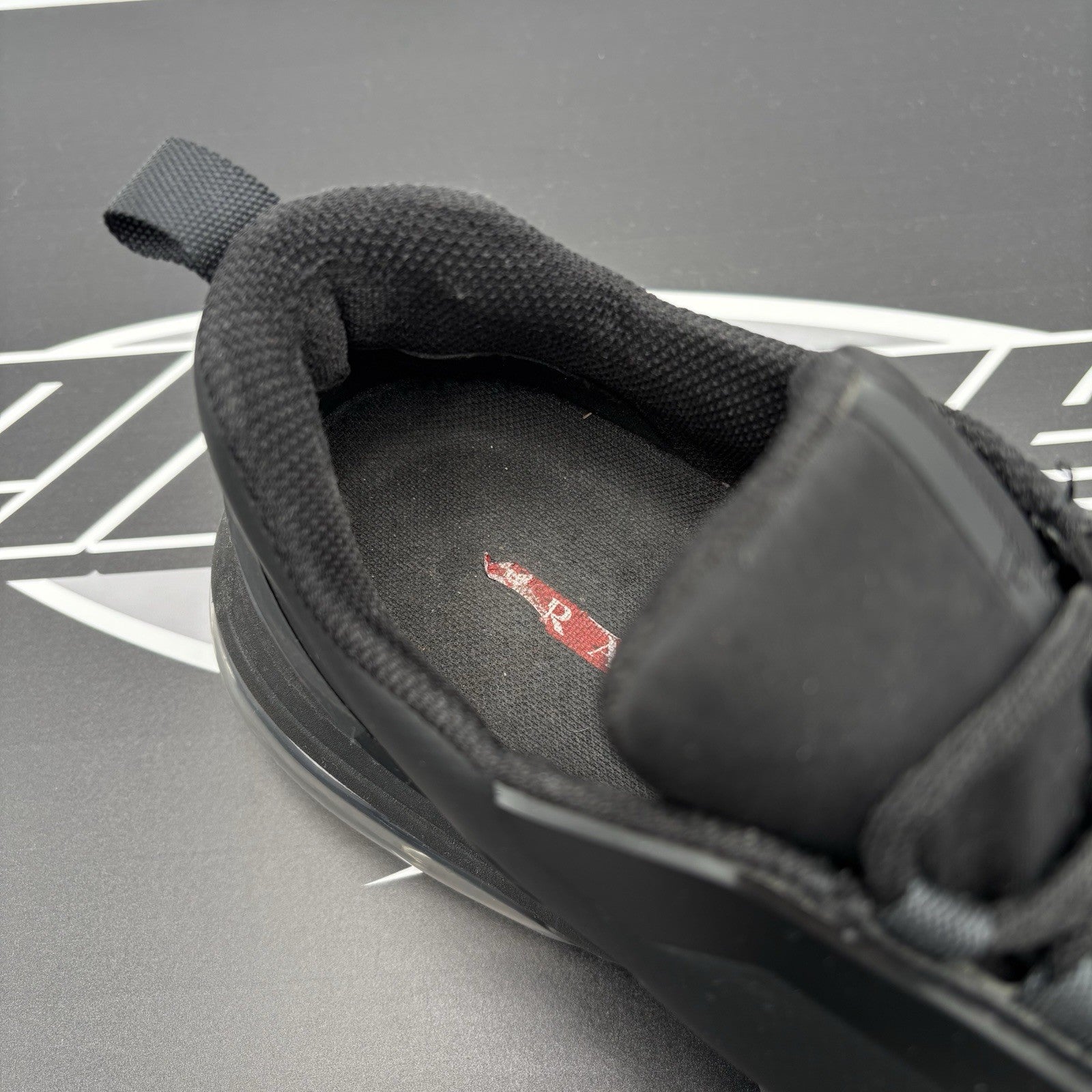 Size 8.5 UK (9.5 US) Prada Collision Technical Fabric ' Black ' | GREAT COND!
