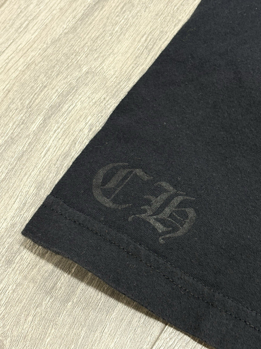 Size Large - Chrome Hearts Collar Print T-Shirt ' Black Brown ' | SUPER CLEAN!
