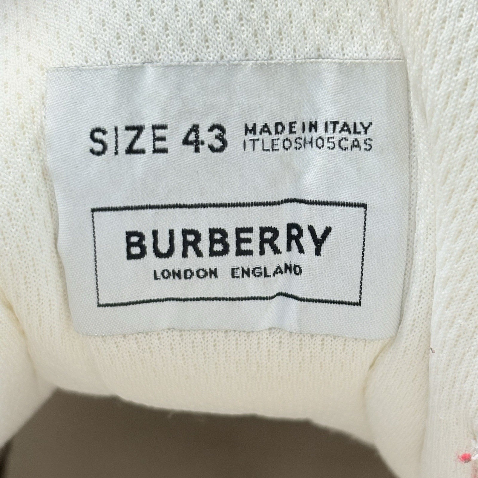 Size 43 (10 US) - Burberry Arthur Vintage Check ' Archive Beige White ' | GREAT!