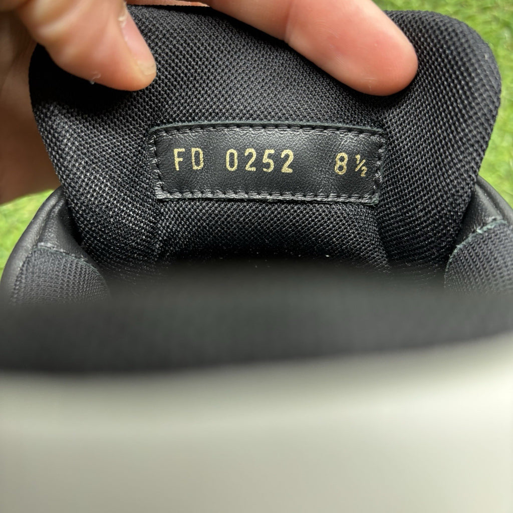 Size 8.5 LV (9.5-10 US) Louis Vuitton Trainer ' Black, Grey, White ' | GOOD!