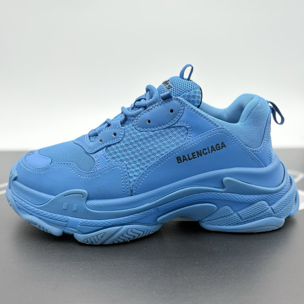 Size 42 (9 US) - Balenciaga Triple S Sneaker ' Blue ' | GREAT CONDITION!
