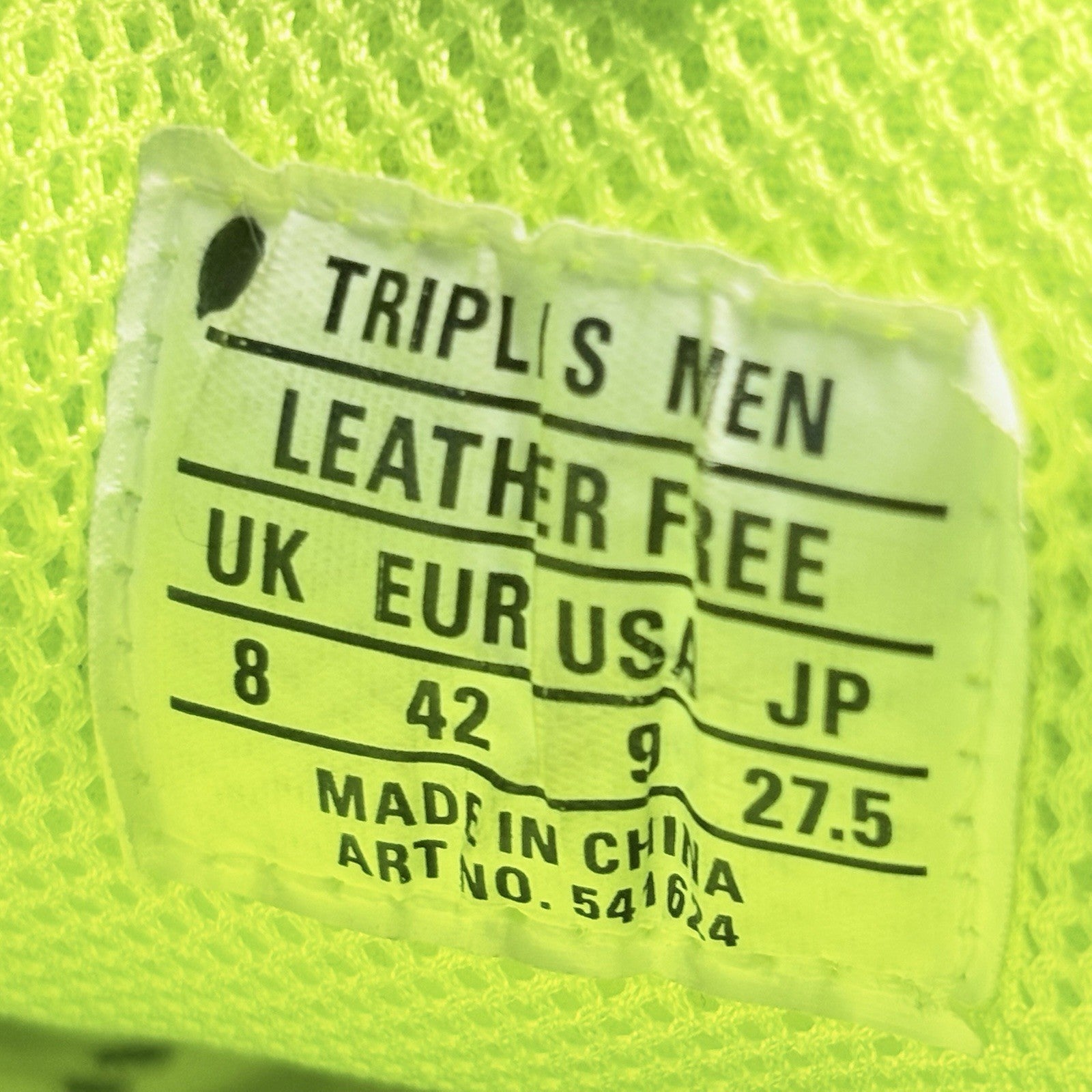 Size 42 (9 US) - Balenciaga Triple S Sneaker ' Neon Yellow ' | GREAT CONDITION!