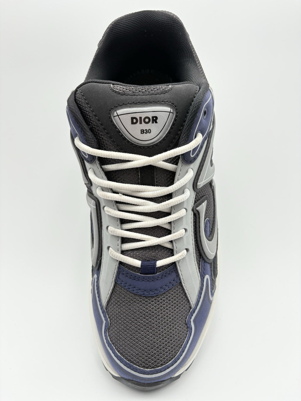 Size 42 (9 US) - Dior B30 Reflective Sneaker ' Blue Grey Black ' | SUPER CLEAN!