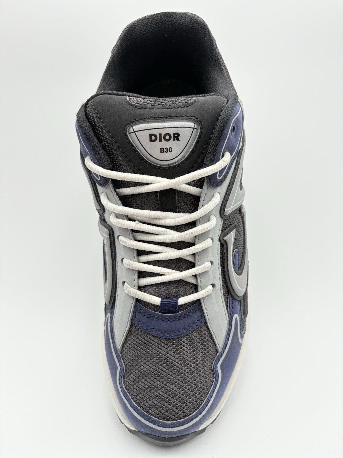 Size 42 (9 US) - Dior B30 Reflective Sneaker ' Blue Grey Black ' | SUPER CLEAN!