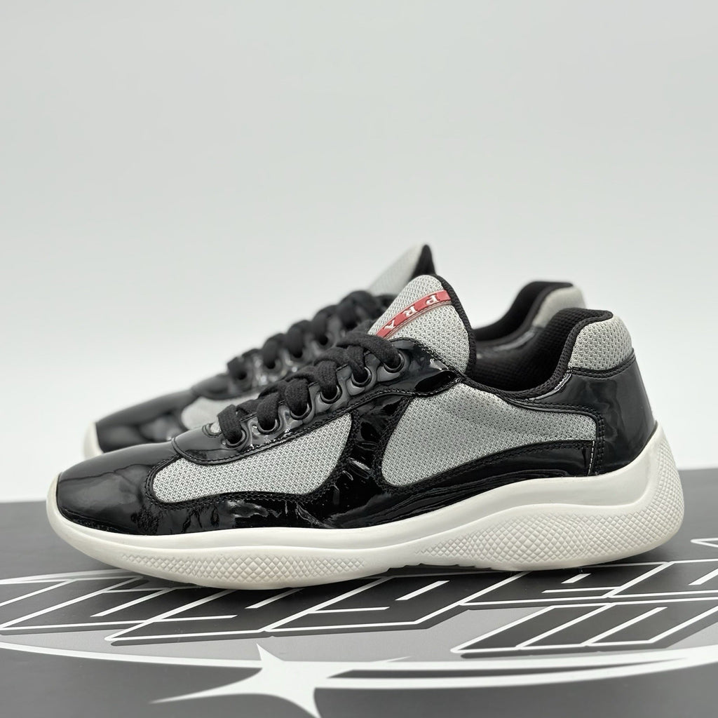 Size 6 UK (7 US) - Prada Americas Cup ' Black Grey ' | GREAT CONDITION!