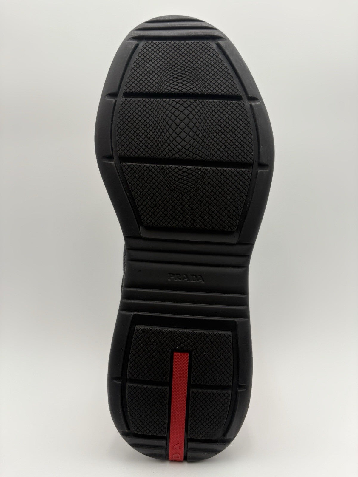 Size 9.5 UK (10.5 US) Prada Americas Cup ' Navy Red ' | EXCELLENT!