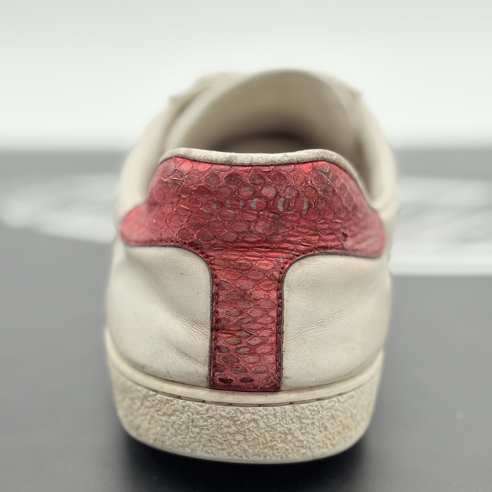 Size 10 G (10.5 US) - Gucci Ace ' Embroidered Snake '