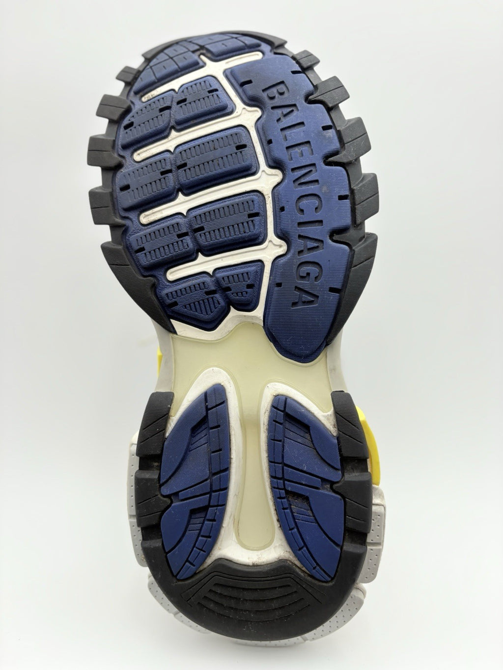 Size 42 (9 US) - Balenciaga Track ' Grey Navy Yellow ' | SUPER CLEAN!