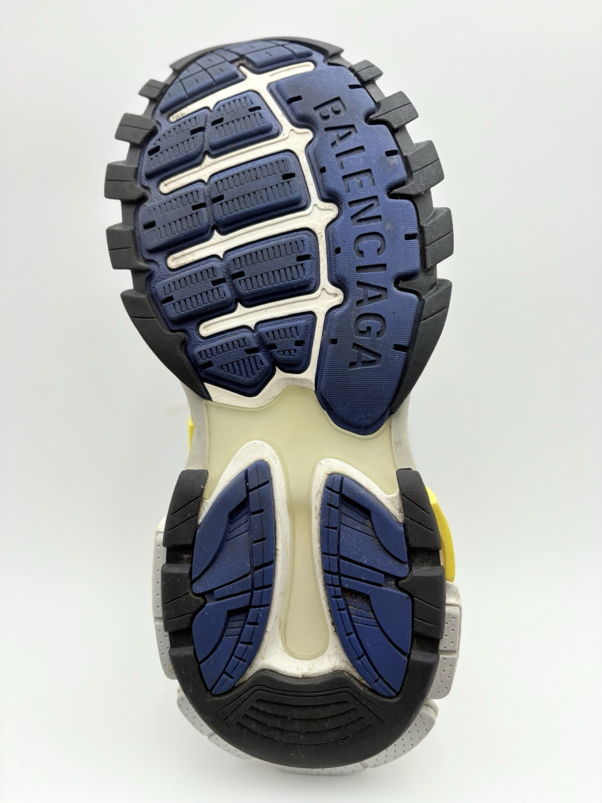 Size 42 (9 US) - Balenciaga Track ' Grey Navy Yellow ' | SUPER CLEAN!