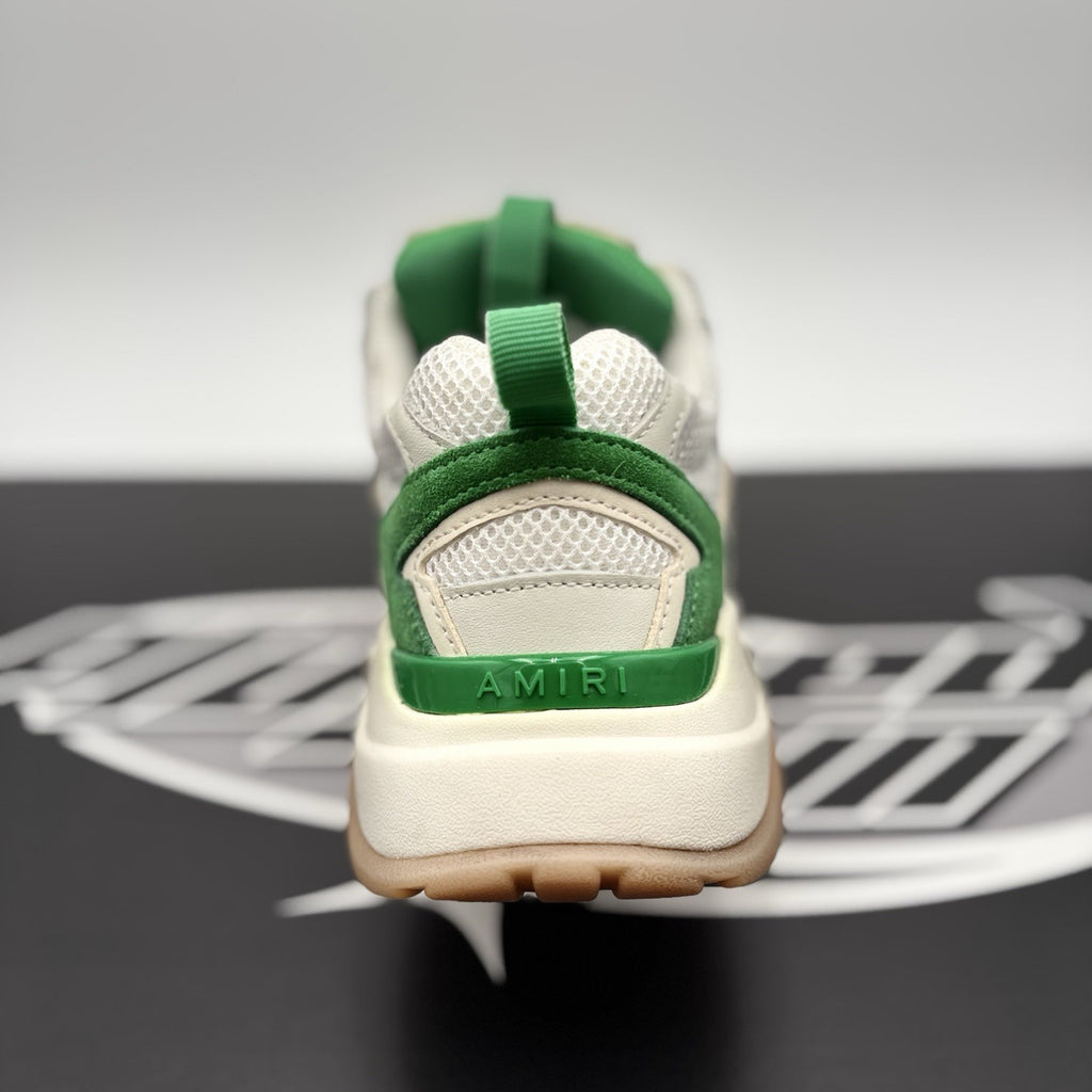 Size 43 (10 US) - Amiri Bone Runner ' Tennis Green ' | EXCELLENT!