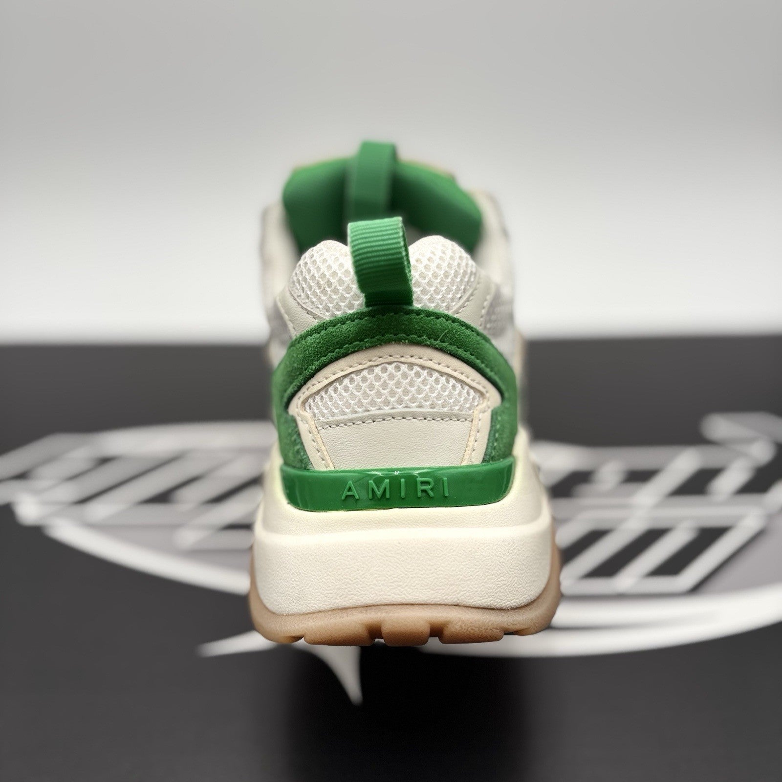 Size 43 (10 US) - Amiri Bone Runner ' Tennis Green ' | EXCELLENT!