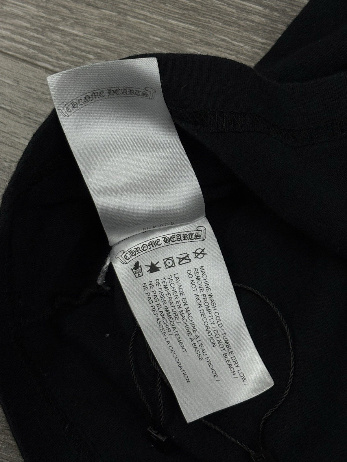 Size Large - Chrome Hearts Collar Print T-Shirt ' Black Brown ' | SUPER CLEAN!