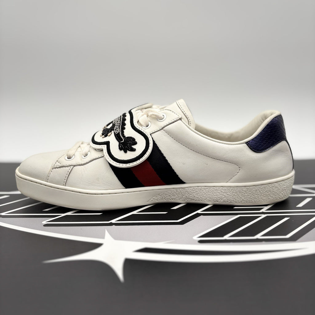 Size 9.5 G (10 US) - Gucci Ace Web Patches ' UFO, Dragon ' | GREAT CONDITION!