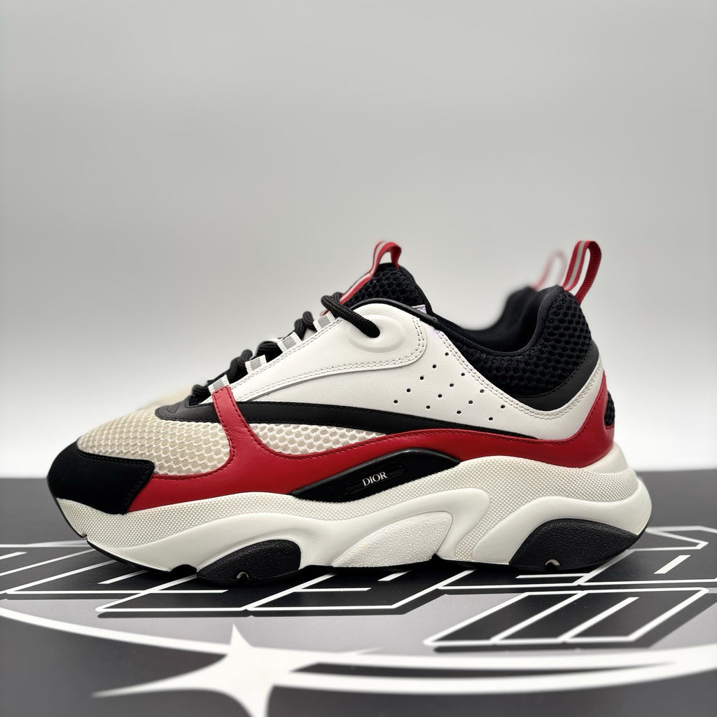 Size 43 (10 US) - Dior B22 Sneaker ‘ White, Red ‘ | GREAT CONDITION!