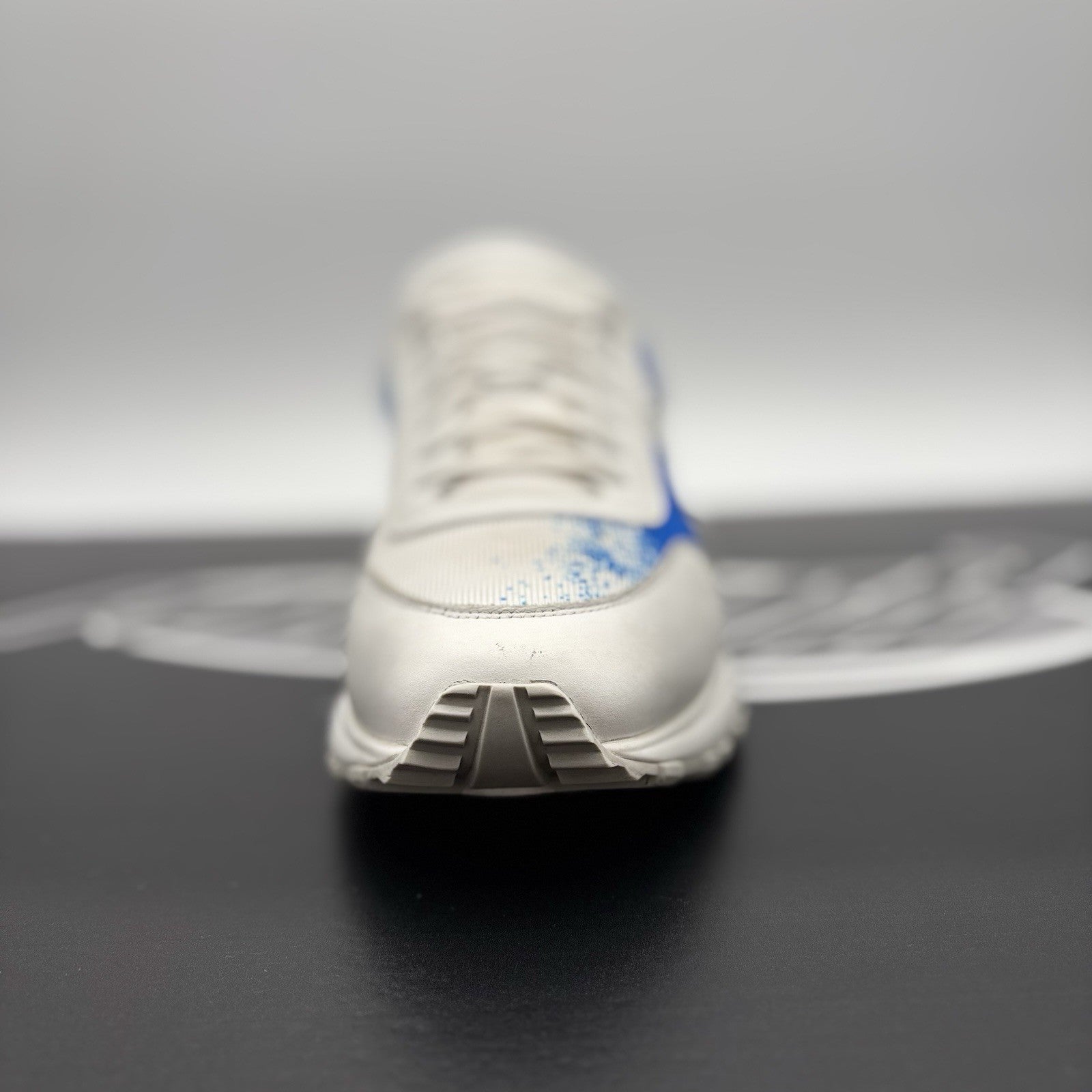 Size 9.5 LV (10-10.5 US) Louis Vuitton Run Away Sneaker ' White, Blue ' | GREAT!
