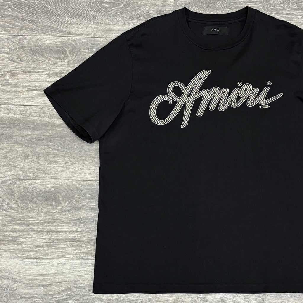 Size XL - Amiri Script Logo T-Shirt ' Black ' | 100% AUTHENTIC!