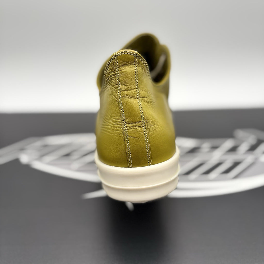 Size 44 (11 US) Rick Owens Low Leather  ' Acid Milk ' | GREAT CONDITION!