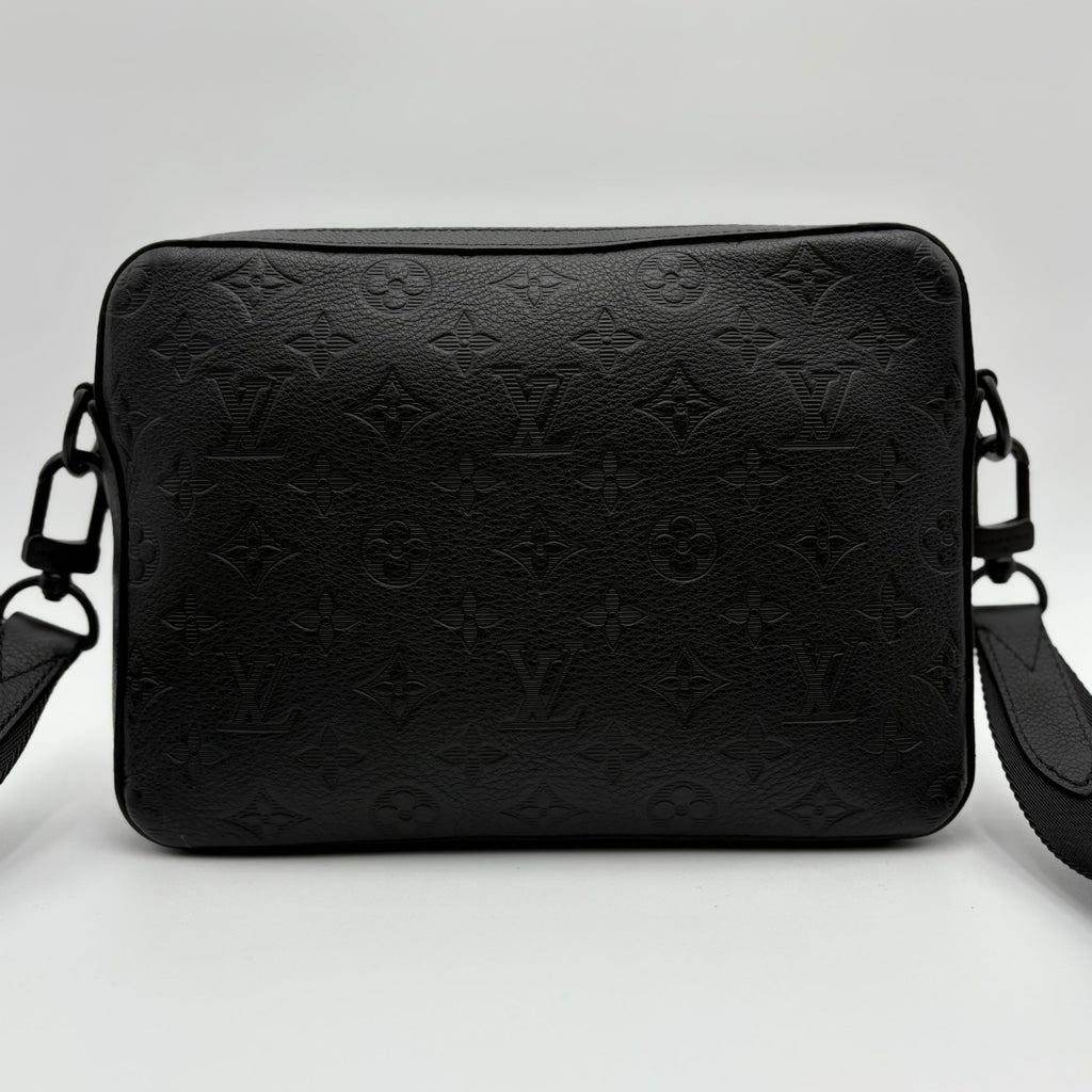 Louis Vuitton Messenger Bag Monogram Shadow ' Black ' | ONLY WORN 1-3x