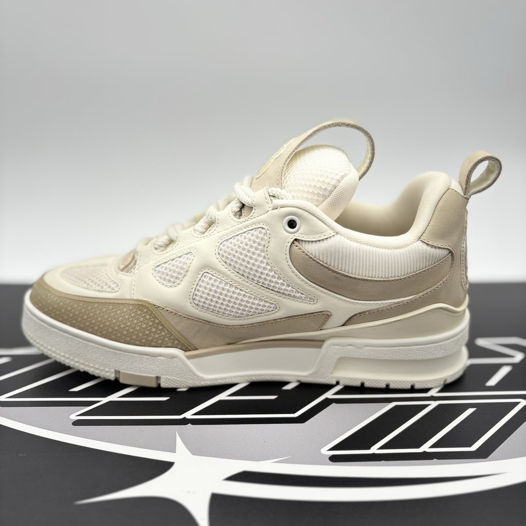 Size 7 LV (8-8.5 US) - Louis Vuitton Skate ' Beige White ' | EXCELLENT COND!