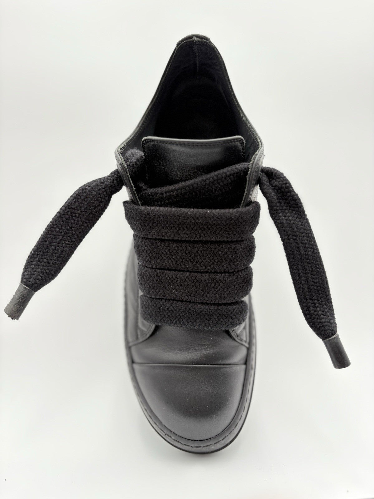 Size 41 (8 US) - Rick Owens Jumbo Lace Low Lido ' Black ' | GOOD CONDITION!