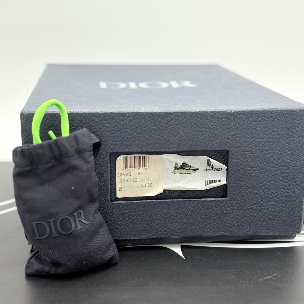 Size 42 (9 US) - Dior B22 Sneaker ' Khaki Pistachio '