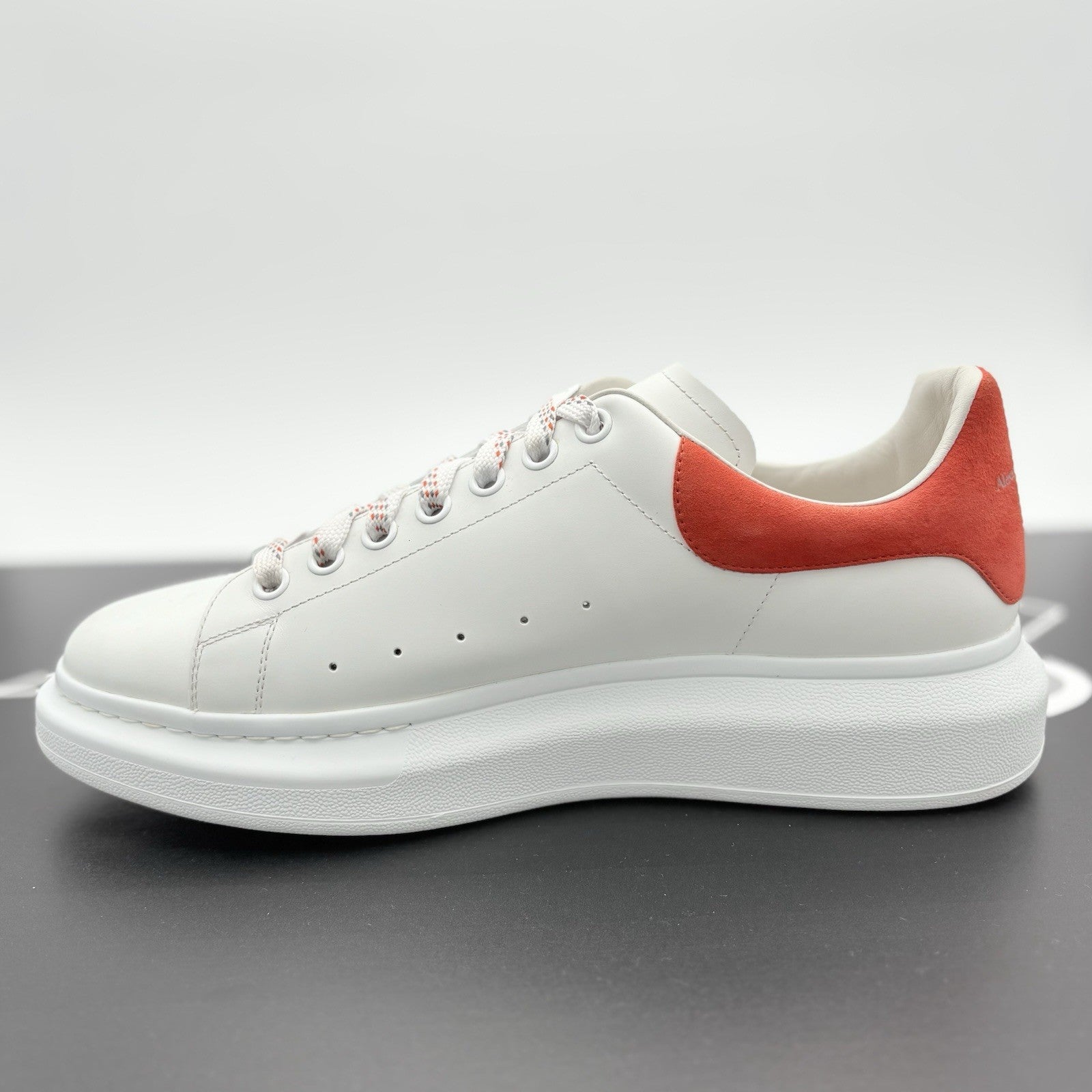 Size 45 (12 US) Alexander McQueen Oversized ' White Orange ' | GREAT CONDITION!