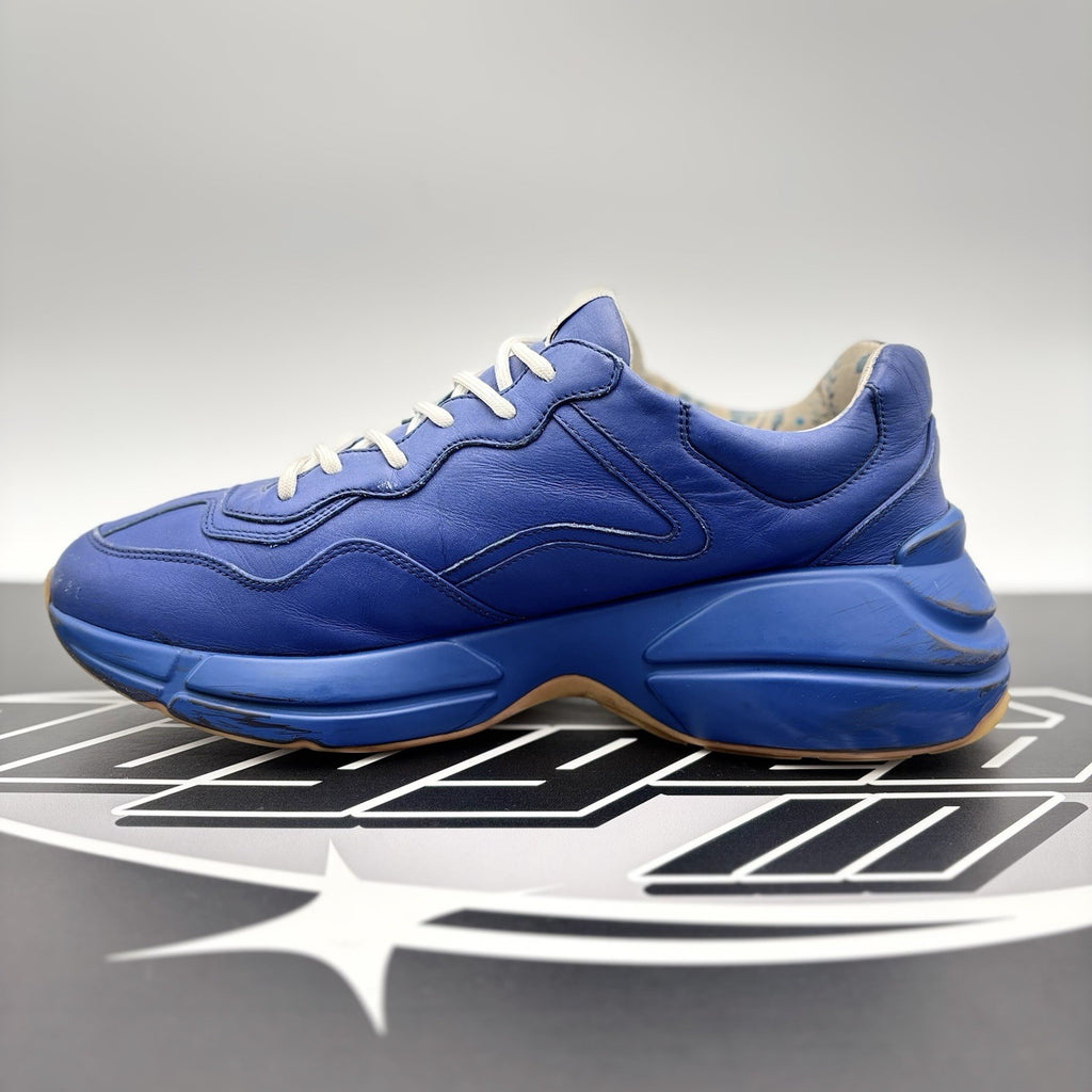 Size 8 G (8.5 US) - Gucci Rhyton MLB Edition ' New York Yankees Blue '