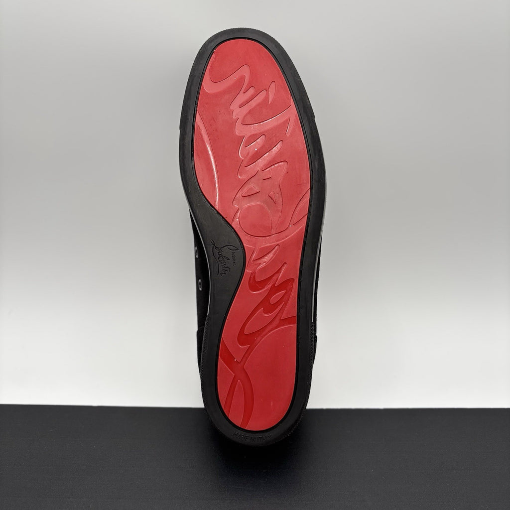 Size 46 (13 US) Christian Louboutin Low Spiked  ' Black ' | GREAT!