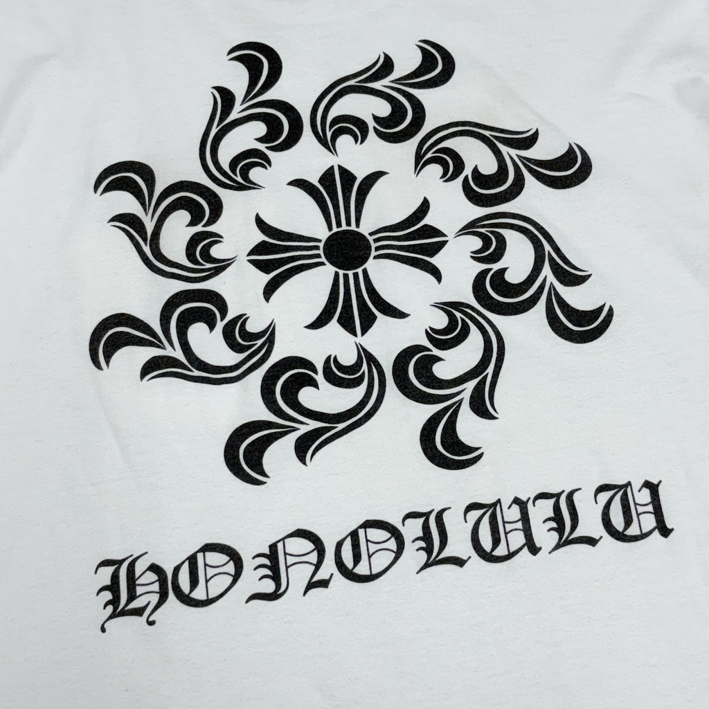 Size XXL - Chrome Hearts Spiral T-Shirt (Honolulu Exclusive) ' White '