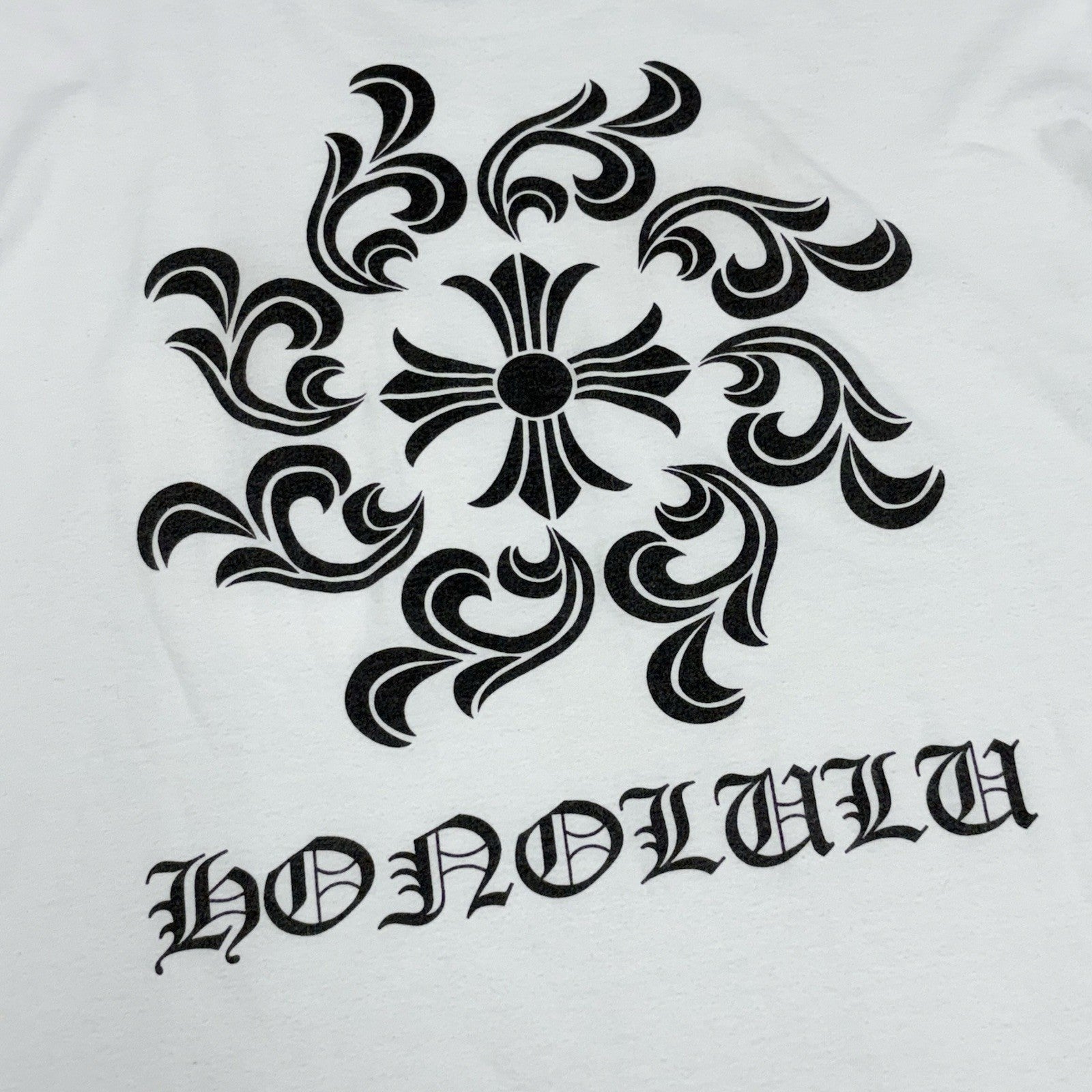 Size XXL - Chrome Hearts Spiral T-Shirt (Honolulu Exclusive) ' White '