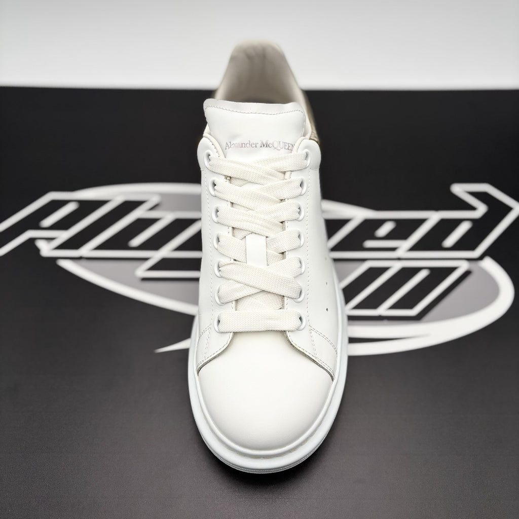 Size 41.5 (8.5 US) Alexander McQueen Oversized ' Gold Crocodile ' | GREAT COND!