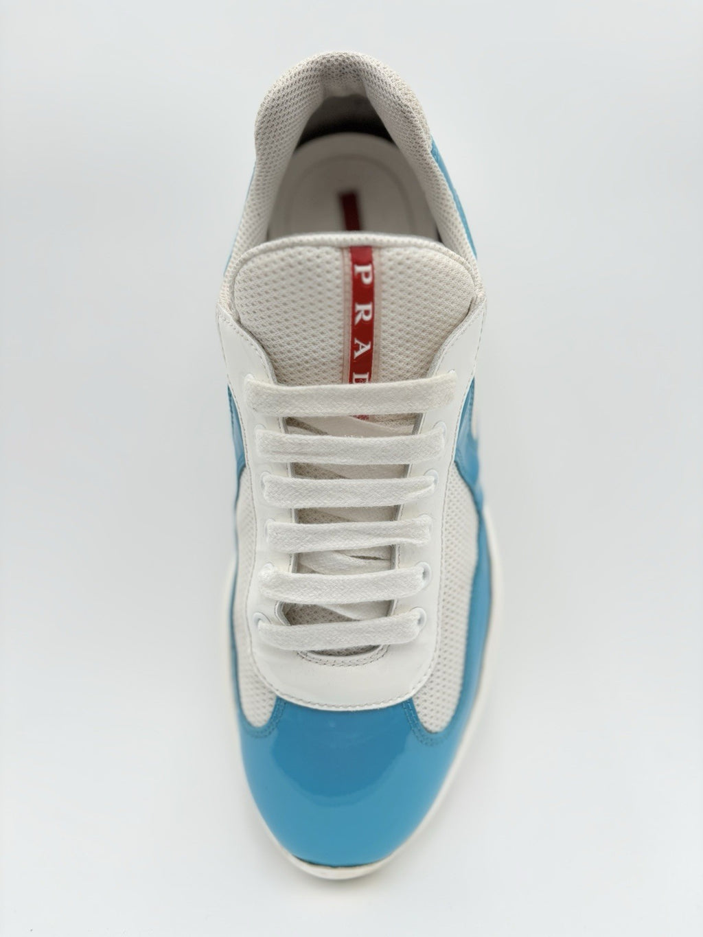 Size 8.5 UK (9.5 US) - Prada Americas Cup ' Light Blue White ' | GOOD COND!