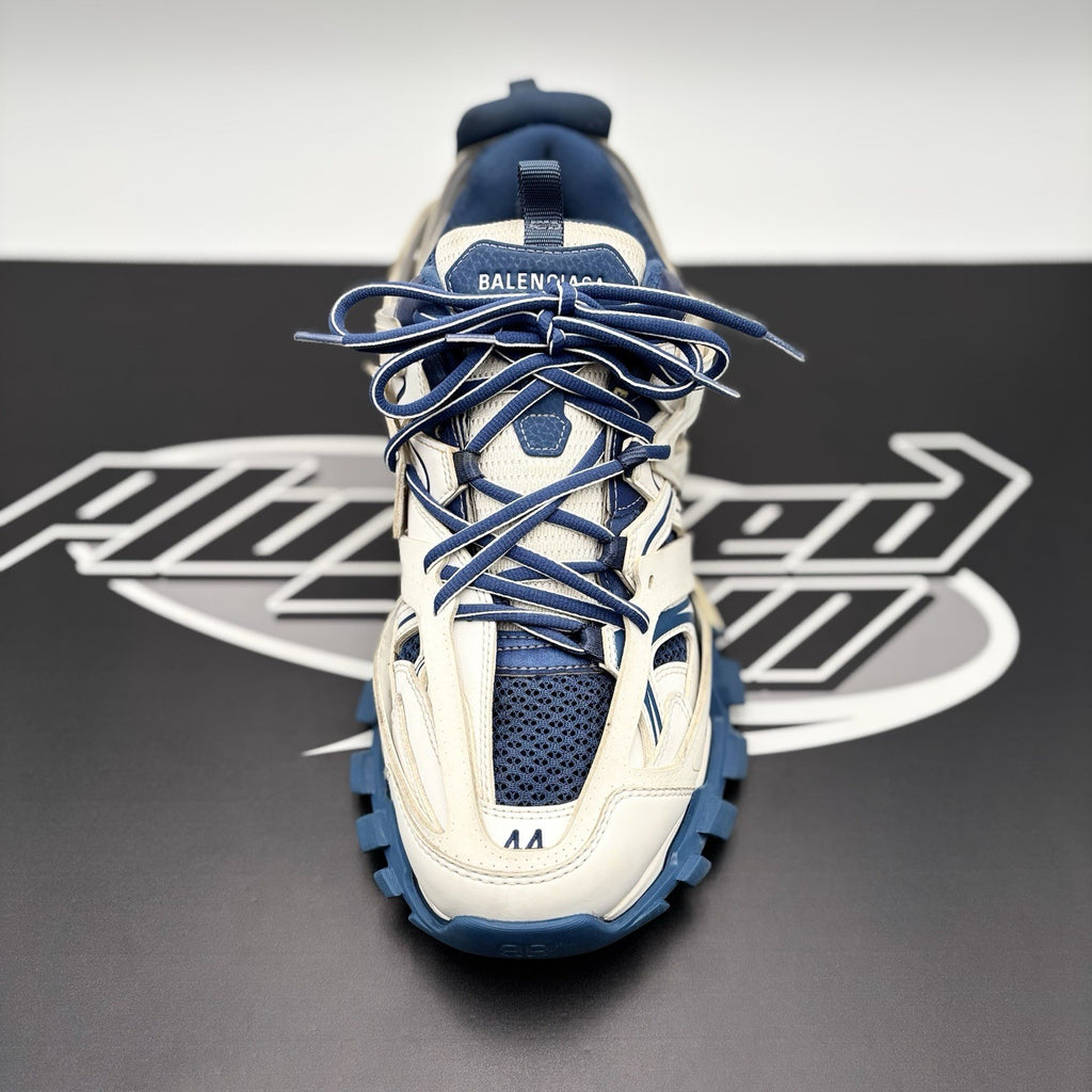 Size 44 (11 US) - Balenciaga Track ' White, Navy ' | GOOD CONDITION!