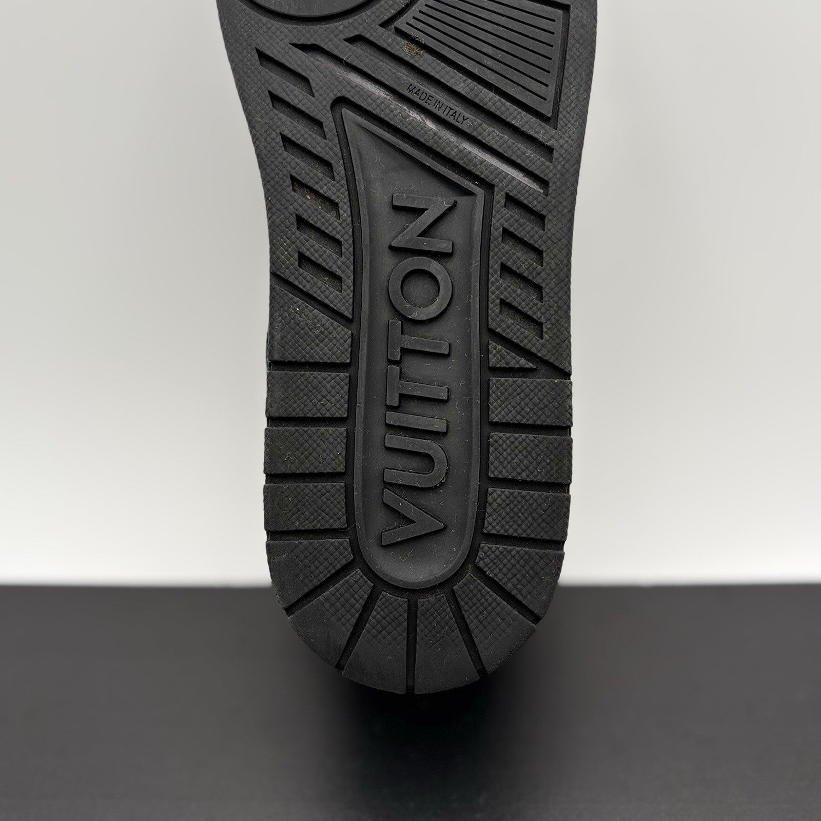 Size 9 LV (10-10.5 US) - Louis Vuitton Hardware Calfskin Trainer ‘ Black, Gold ‘