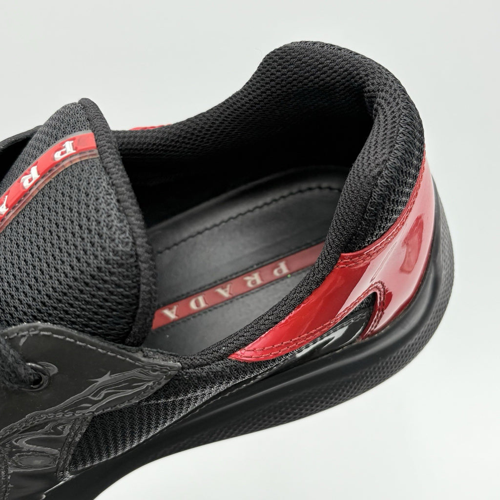 Size 10 UK (11 US) - Prada Americas Cup ' Anthracite Red ' | EXCELLENT CONDITION
