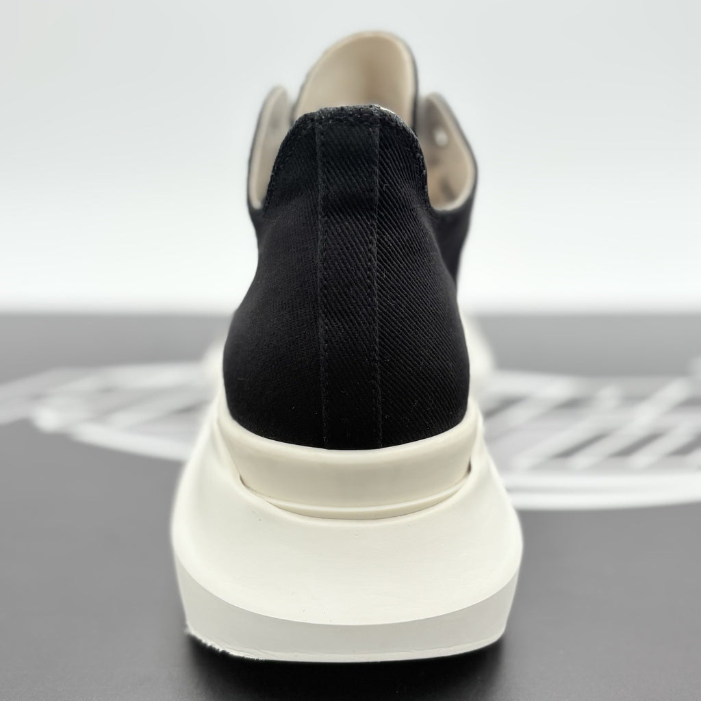 Size 43 (10 US) Rick Owens DRKSHDW Abstract Low ' Black Milk ' | GREAT CONDITION