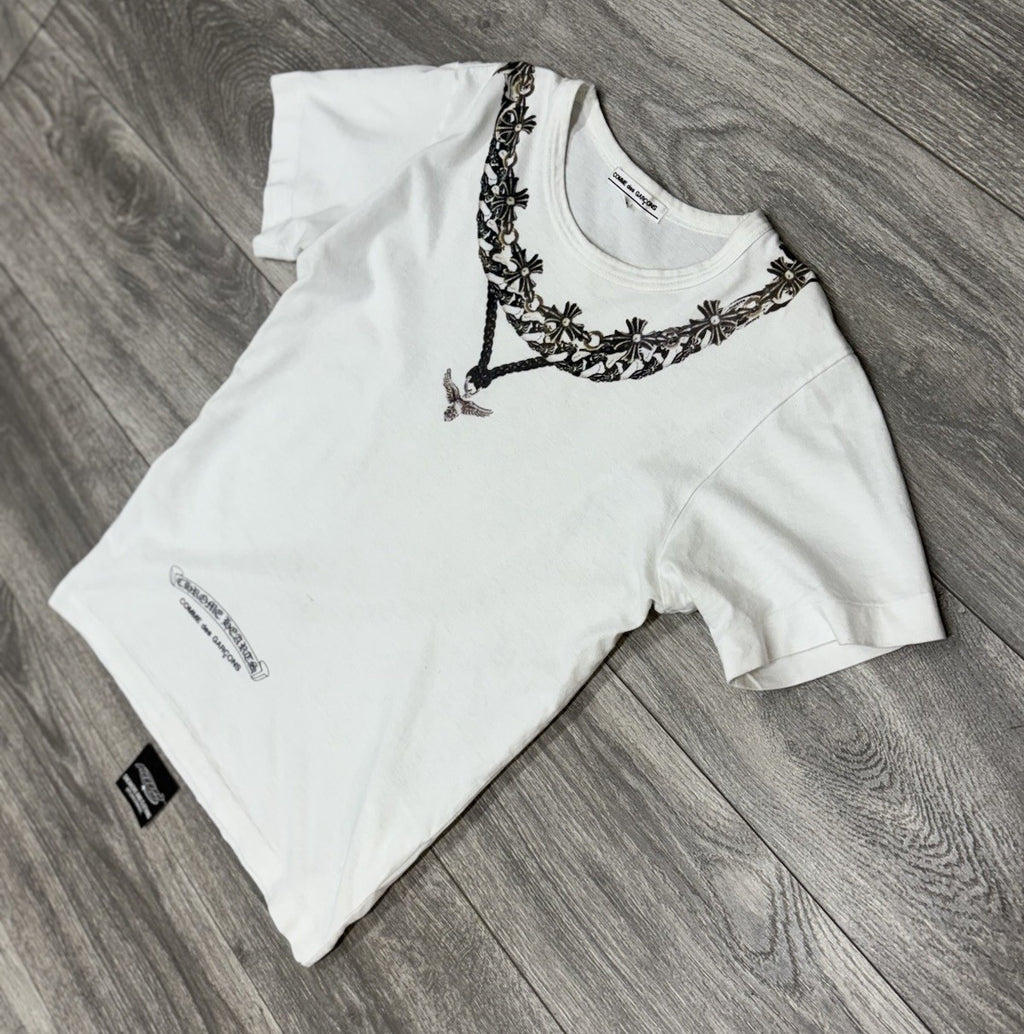 Size Medium - Chrome Hearts x Comme De Garcons T-Shirt ' White ' | RARE