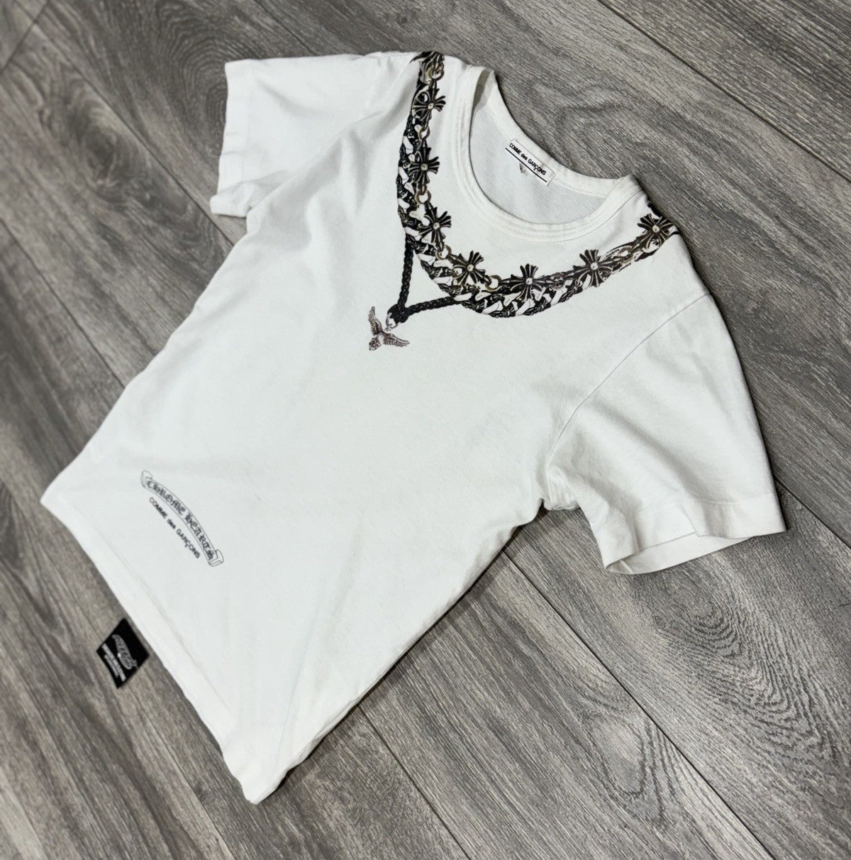 Size Medium - Chrome Hearts x Comme De Garcons T-Shirt ' White ' | RARE