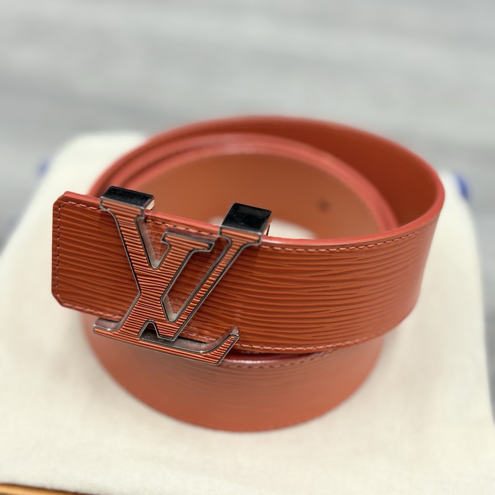 Louis Vuitton Piment Epi LV Initials Belt ' Black ' | ONLY WORN ONCE!