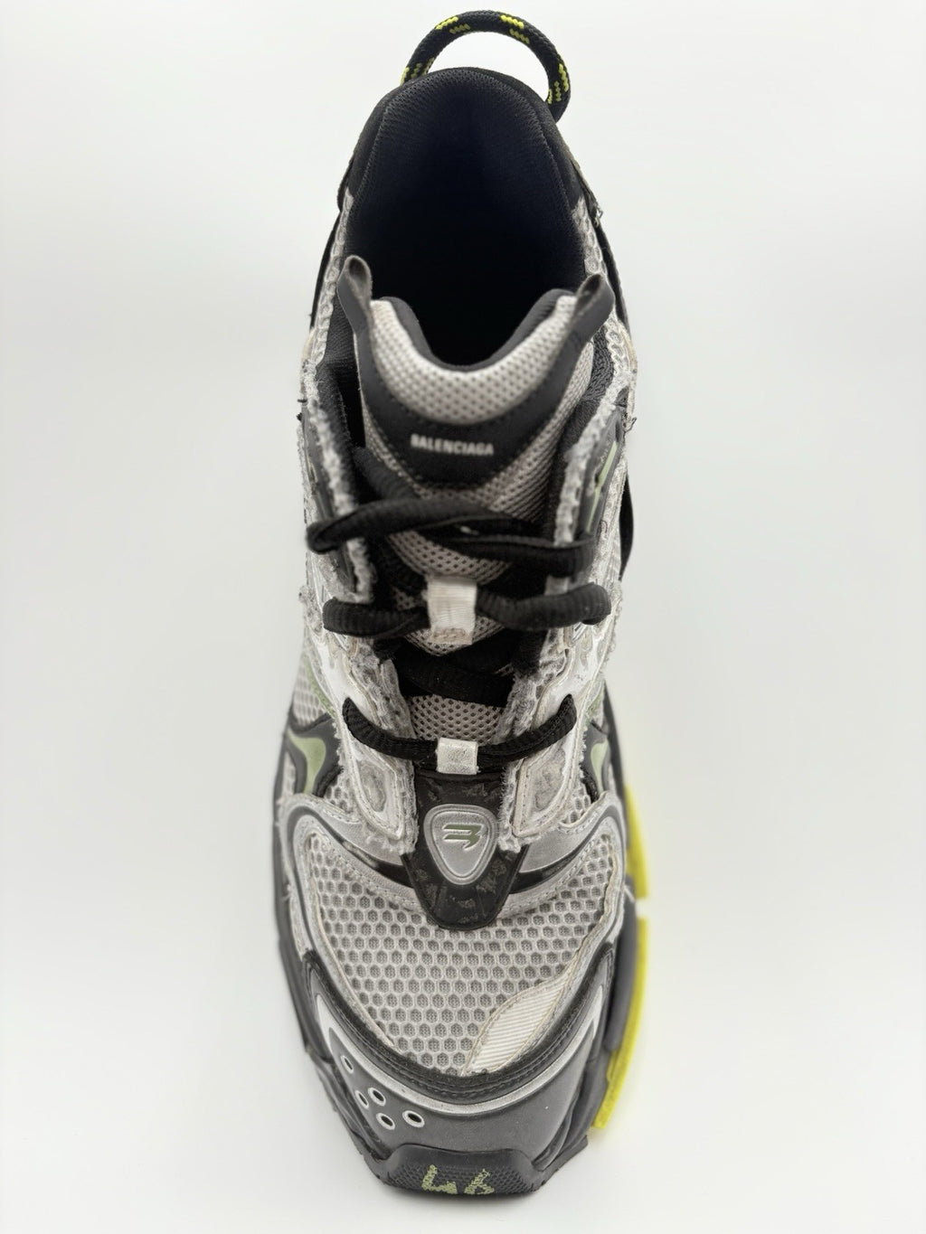 Size 46 (13 US) - Balenciaga Runner 2.0 ' Silver Neon Yellow ' | SUPER CLEAN!