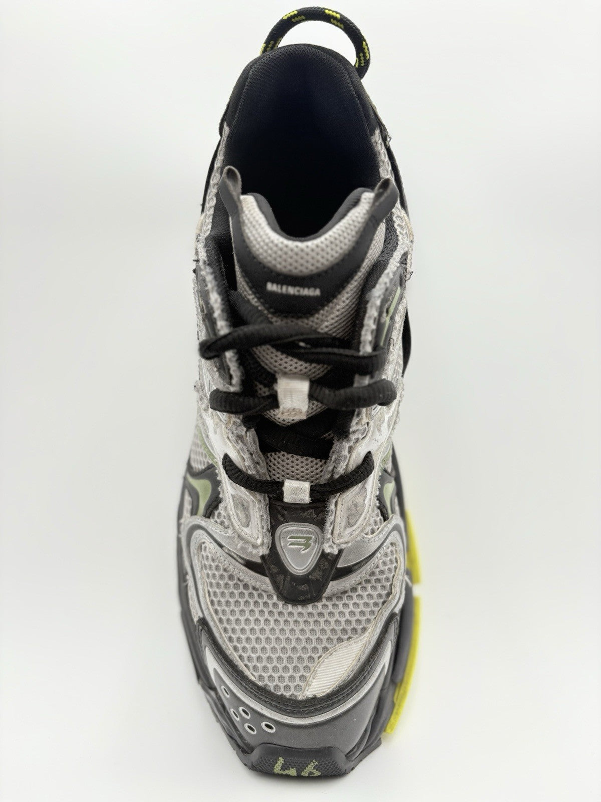 Size 46 (13 US) - Balenciaga Runner 2.0 ' Silver Neon Yellow ' | SUPER CLEAN!