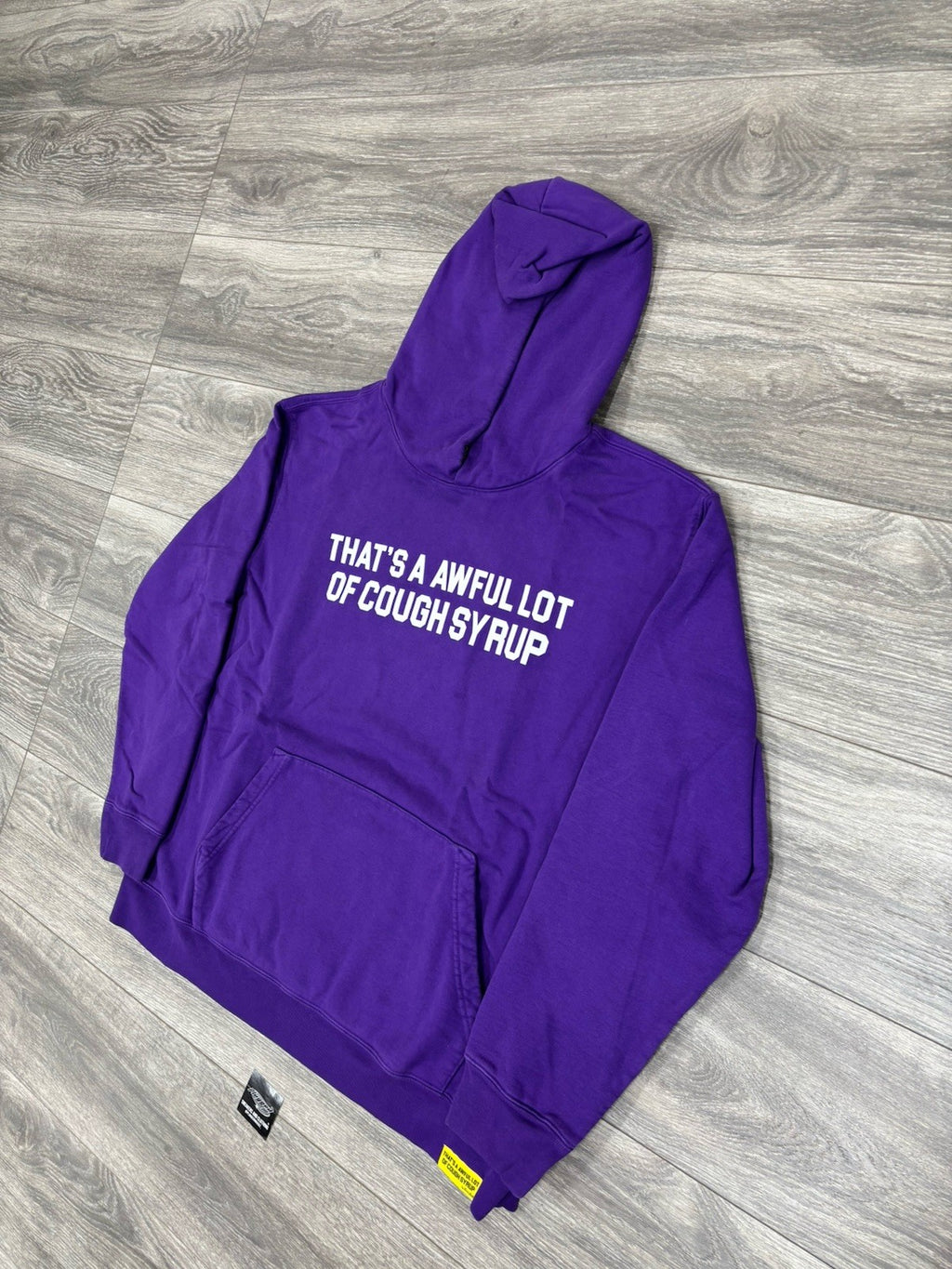 Size S - Awful Lot Of Cough Syrup Hoodie ‘ Purple ‘ | BRAND NEW!